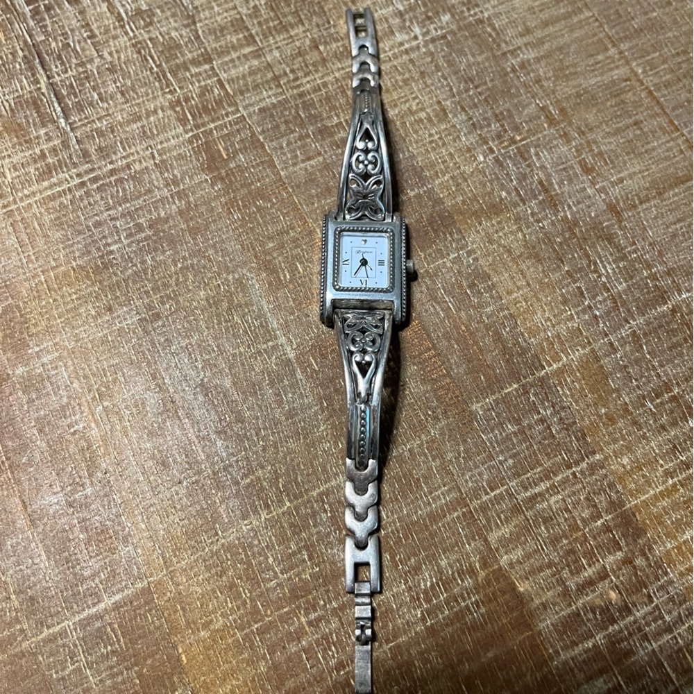 Brighton Hamilton Silver Bangle Watch